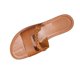 thumbnail image 1 of Zapatillas de Casa de las Mujeres Color Sólido Correa Nerviosa Contraste Footbed Diapositivas de Playa Planas, Zapatillas de Verano de las Mujeres para la Comodidad Interior Al Aire Libre, 1 of 9