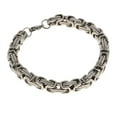 thumbnail image 1 of Brazalete de eslabones de cadena Perfecl para Hombre de acero inoxidable premium Plata, 1 of 8