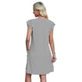 thumbnail image 6 of WIHOLL Casual Dresses for Women 2026 Spring Summer V Neck Ruffle Sleeve Sundress with Pockets Loose Fit, 6 of 11