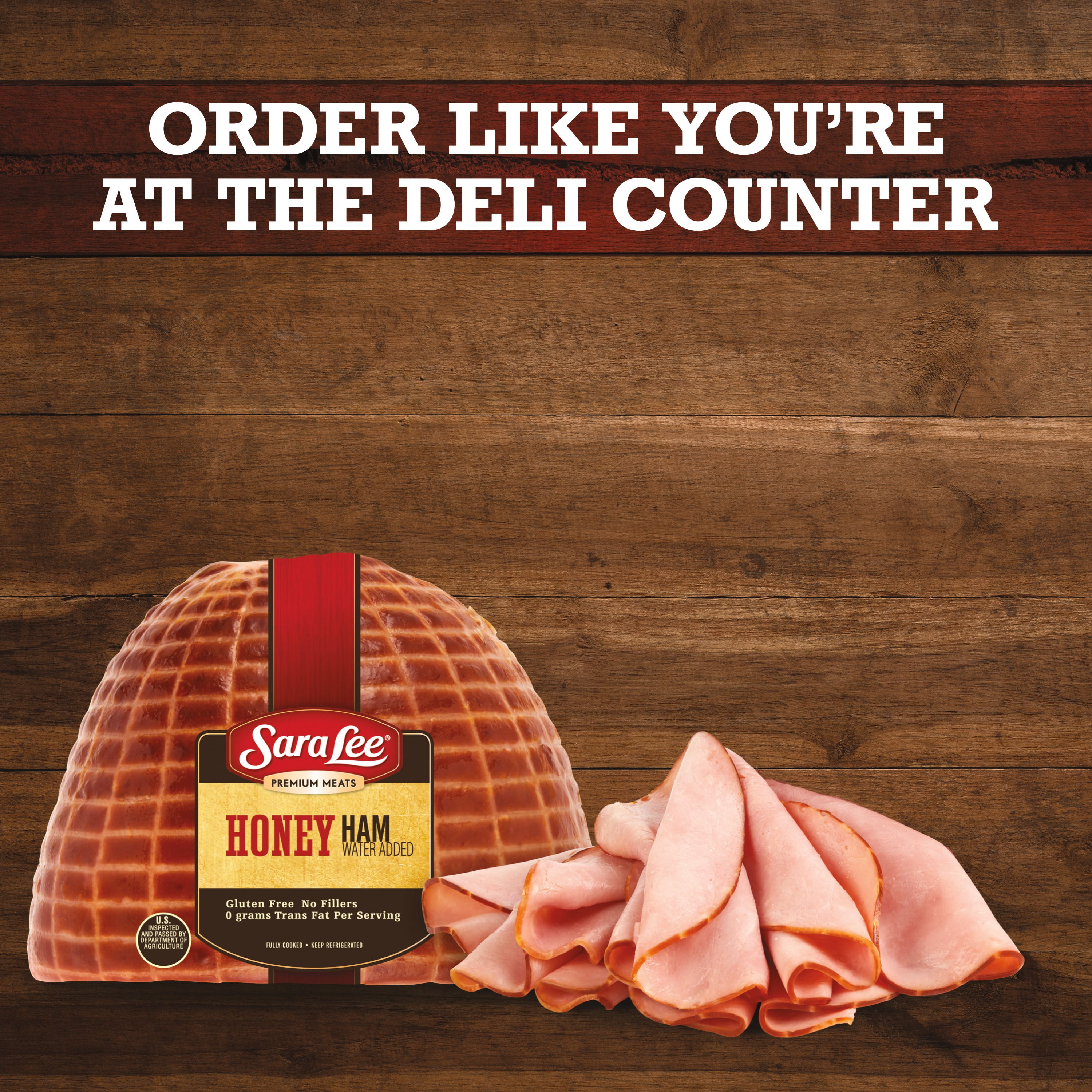 Sara Lee Premium Meats Gluten Free Honey Ham, Deli Sliced