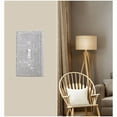 thumbnail image 3 of 4 Pcs Shiny Rhinestones Imitation Wood Grain Wall Plate Toggle Light Switch Cover Decorative Durable Switch Covers Wall Plate Cover, 3 of 5