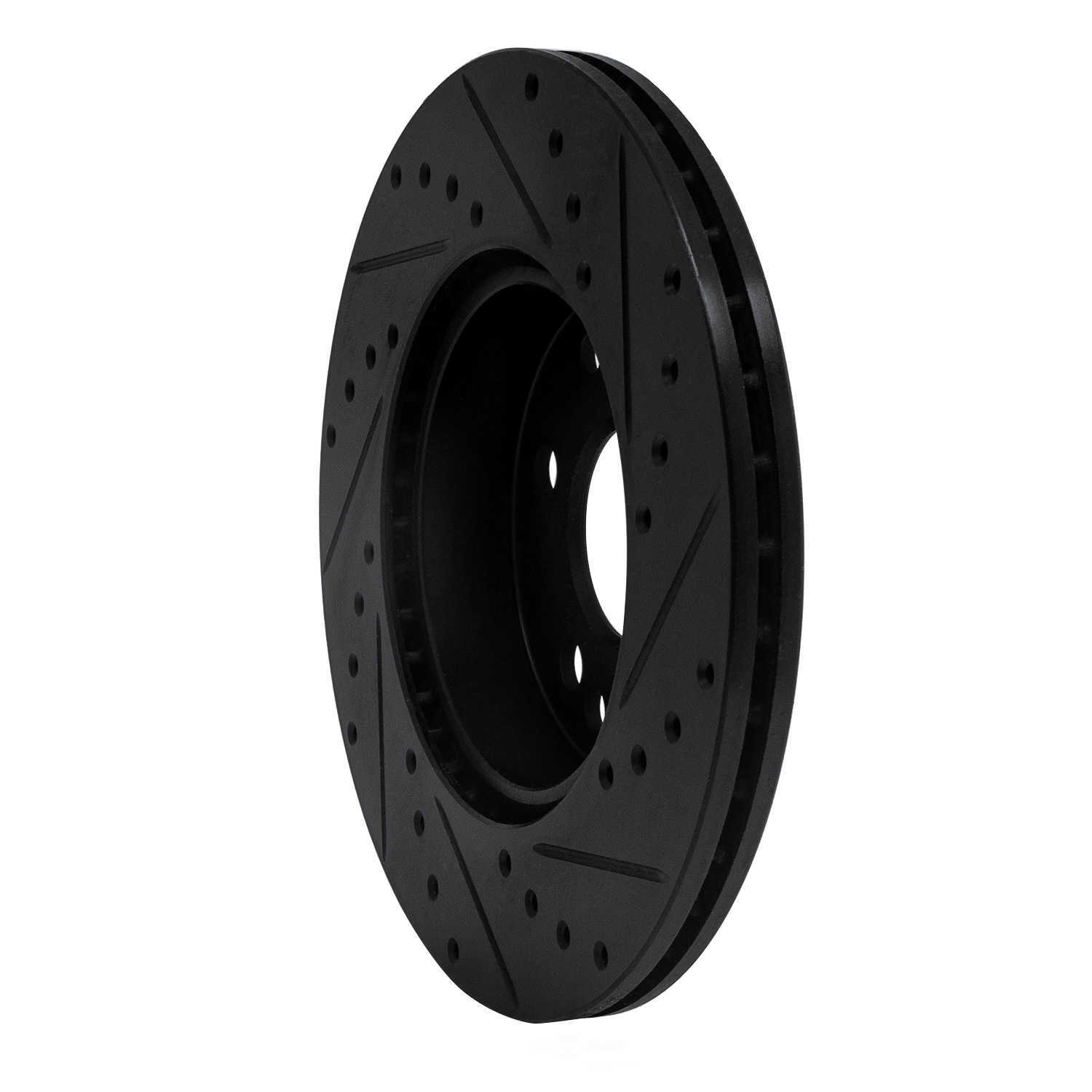 Dynamic Friction Company 633-63020L DFC Brake Rotor - Drilled And Slotted - Black