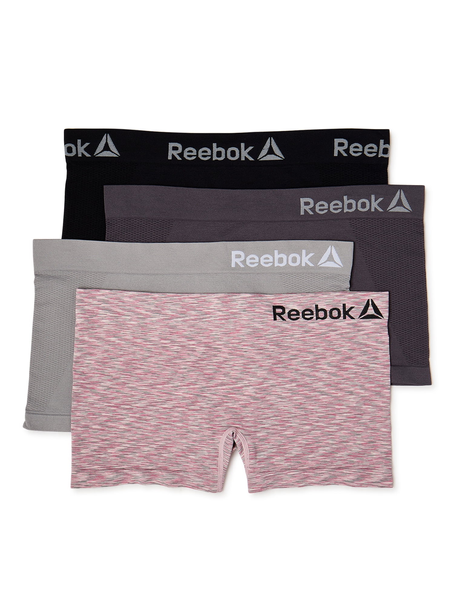 Reebok Girls Seamless Boyshort Panties Underwear, 5-Pack, Sizes S-XL ...