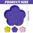 thumbnail image 3 of Apeya Purple Flower Trinket Dish, 3D Printed Accessory Tray for Dice, Coins, Markers, and Jewelry, Decorative Desktop Organizer for Home Decor, 3 of 9