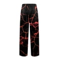 thumbnail image 6 of JGNGSHN Men’s Camo Pajama Pants with Pocket Drawstring Elastic Waist Button Fly Relaxed Fit Wide Leg Sleepwear Lounge, 6 of 7