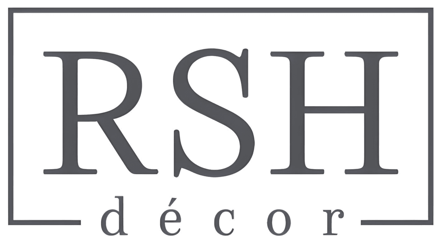 RSH Decor: 4 Lumbar Support Pillows | All-Weather Spun Fabric | Black & White Stripe