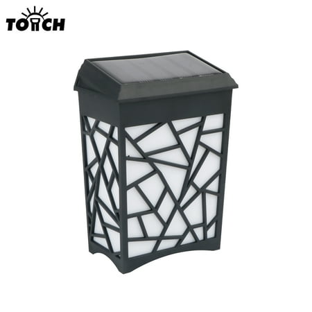 

Solar Fence Lights LED Solar Wall Lights IP65 Waterproof 2 Lighting Modes (Warm + RGB Light) For Outdoor Backyard Garden Garage And Pathway