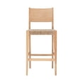 thumbnail image 6 of Holden 29" Bar Stools, Set of 2, Natural with Handwoven Seagrass Seat, 6 of 10