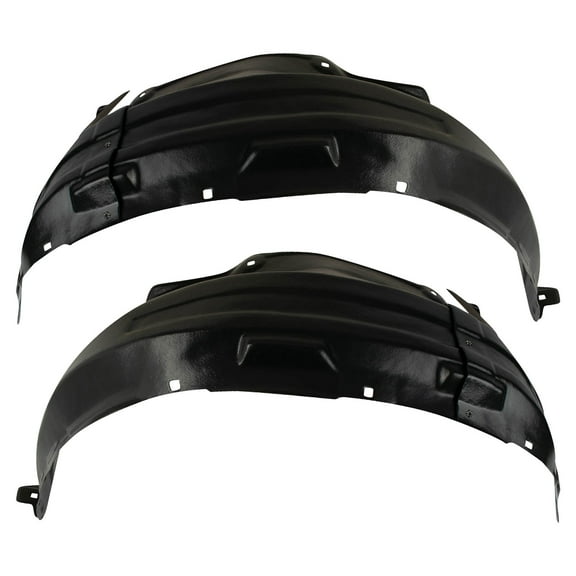TRQ Front Inner Fender Liner Set Fits Select 2008-2022 Toyota Sequoia 2007-2013 Tundra TO1248145 TO1249145