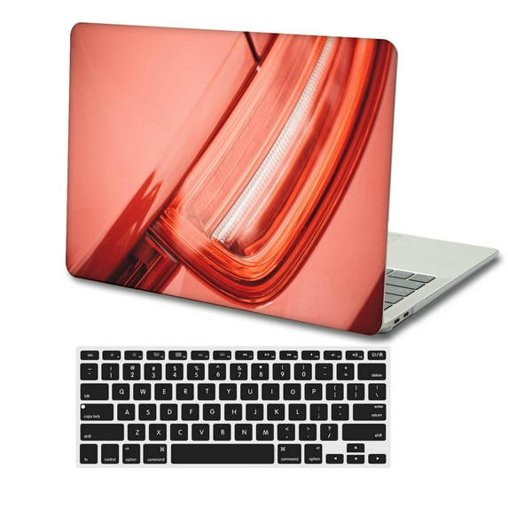 KSK KAISHEK Hard Protective Shell Case Cover Compatible with MacBook Pro 14 inchs 2021 - 2023 A2779 M2/A2442 M1 + Black Keyboard Cover, Red series 0790