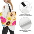thumbnail image 3 of Easygdp Donuts Bolsas Tote para Mujer, Bolsos de Hombro para Viaje, Bolsos de Mano de Gran Capacidad para Compras y Trabajo, 3 of 8