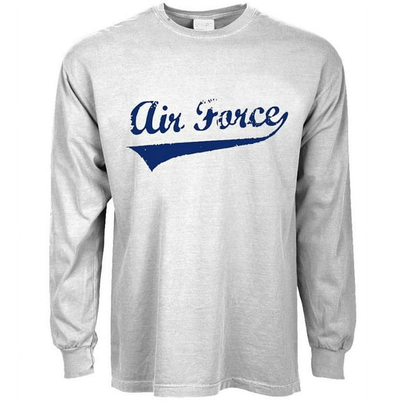 Distressed Decal Logo Air Force T-shirt Long Sleeve Mens