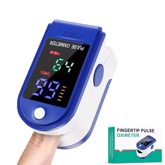 SUWU Fingertip Pulse Oximeter,Blood Oxygen SpO2 Sports and Aviation Fingertip Monitor,Pediatric Pulse Oximeter with Lanyard