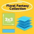 thumbnail image 3 of Post-it Dispenser Pop-up Notes, 3 in x 3 in, Floral Fantasy, 18 Pads, 3 of 11