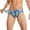 Blue, variant on Ohufall Mens Underwear Men's Funny Thong T Pants Stretch Low Waist String Sexy Seamless Underwear Clearance