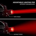 thumbnail image 3 of Linterna frontal LED recargable roja con luz roja para caza, luz roja, 3 of 5