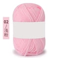 thumbnail image 1 of Nvzi Hilo de ganchillo, 2 ovillos de color rosa claro, 25 gramos por ovillo, hilo suave hecho a mano, apto para principiantes y adultos, suéteres y fundas de almohada decorativas., 1 of 5