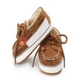 thumbnail image 5 of Infant Sneaker Baby Boy Toddler First Walkers Stitching Straps Soft Bottom Non-slip Casual Shoes, 5 of 6