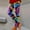 Hot Pink, variant on Leggings for Women Graphic Print Tights Control Sport High Waisted Soft Stretchy Yoga Pants