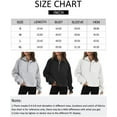 thumbnail image 6 of Half Zip Sweatshirts Cropped Hoodies Fleece Womens Quarter Zip Up Pullover Sweaters Fall Outfits 2023 Winter Clothes, 6 of 10