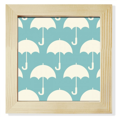 thumbnail image 1 of Parapluie Blanc Modèle Météo Carré Cadre Photo Mur Table d'Affichage, 1 of 3