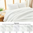 thumbnail image 4 of Hitime Ultra Soft Beige Queen Size Comforter Set 3 Pieces Gentle Down Alternative Bedding 1 Lightweight Comforter and 2 Pillowcases, 4 of 9