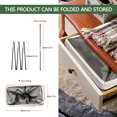 thumbnail image 4 of Laundry basket on casters, foldable, Fabric, beige, Slim, 4 of 4