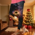 thumbnail image 6 of lcziwo High Waisted Yoga Pants for Women Workout Tummy Control Running Leggings Fashion Galaxy Print Clubwear Tights Black M, 6 of 7