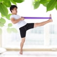 thumbnail image 2 of Mejora la flexibilidad con ejercicios de yoga con cuerda Banda elástica de yoga morada, 2 of 8