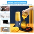 thumbnail image 6 of CURYMAY 2026 New Personal Blender for Smoothies Juice Portable Rechargeable Mini S Cup Portable Blender for Shakes and Smoothies for Travel, Gym, Office, Breakfast, On-The-Go, Outdoor Activities, 6 of 7