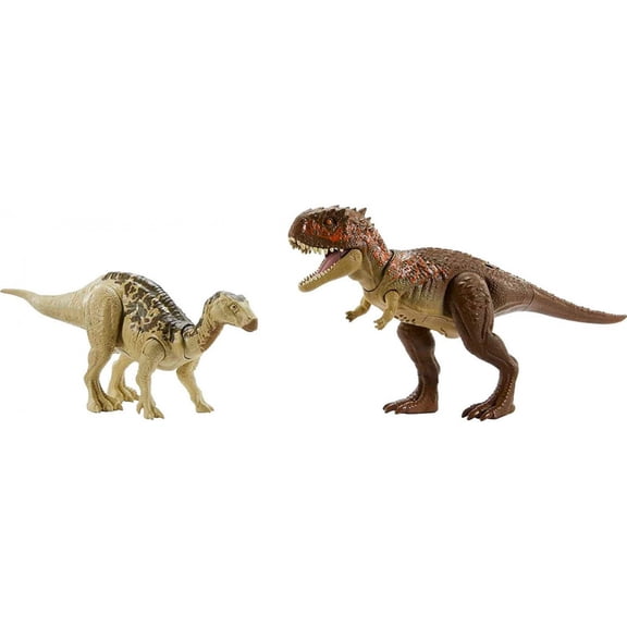 Jurassic World Survival Instincts Iguanodon & Skorpiovenator Action Figure 2-Pack (with Sound)
