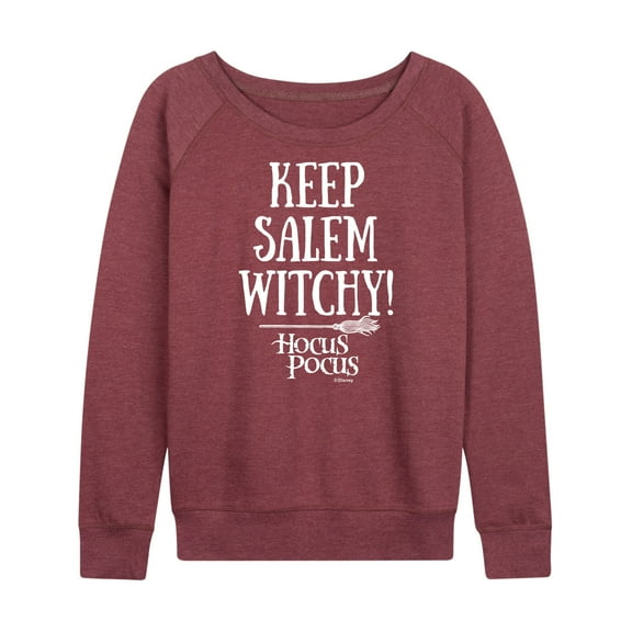Hocus Pocus - Keep Salem Witchy - Women's Lightweight French Terry Long Sleeve Shirt