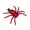 Red, variant on 1/2Pcs Halloween Spider Hair Clip Decorative Hair Pins Women Hairpin Headpiece Cosplay Costume Accessory