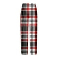 thumbnail image 4 of Aloohaidyvio Plaid Pajama Pants Clearance Cute Pajama Pants Mens Lounge Pants Super Soft Men Pajama Bottoms with Pockets Drawstring, 4 of 5