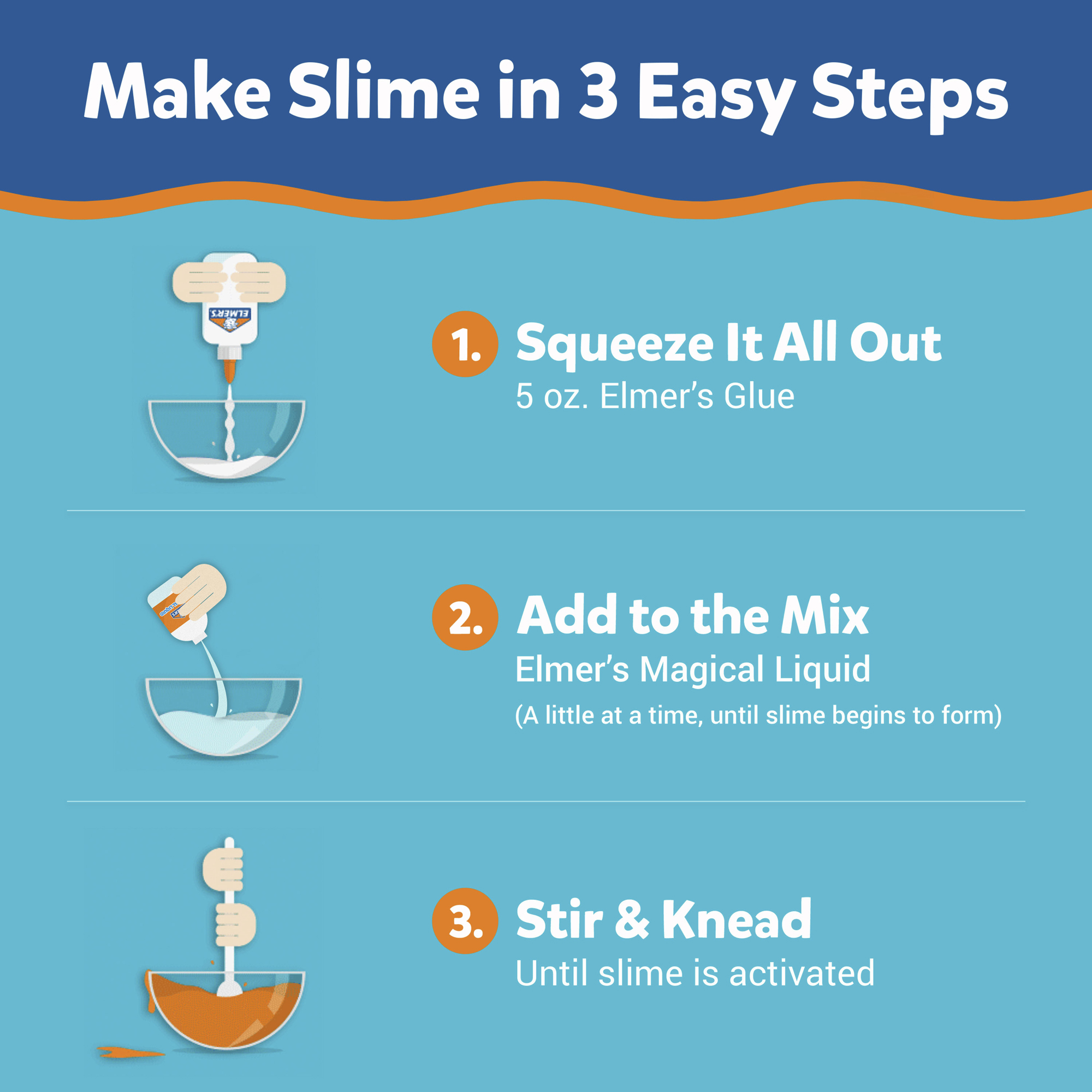 Elmer's Confetti Slime Kit: Supplies Include Metallic & Clear Glue, Confetti Magical Liquid Activator, 4 Count - image 2 of 6