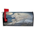 thumbnail image 2 of WOBOGO White Maned Lion Mailbox Cover Magnetic for Garden Yard Home Decor Standard Size 20.7×18.03in, 2 of 9