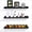 Black, variant on Walnut Floating Shelves 24 Inch Picture Ledge Shelf for Wall Photo Shelves with Lip for Pictures Nursery Room Bookshelf Wood Wall Shelves Set of 3 for Bedroom Living Room Bathroom Kitchen