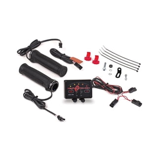 New Symtec Heat Demon Electric Heated Dual Zone ATV Grips & Thumb