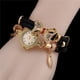 thumbnail image 1 of Pulsera para mujer, regalos para mujer, relojes de pulsera con diamantes de imitación, hermosos relojes de cuarzo para boda, reloj de pulsera, 1 of 2