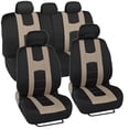thumbnail image 6 of BDK Rome Sport Car Seat Covers with Floor Mats and Steering Wheel Cover Full Set, 6 of 13