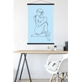 thumbnail image 5 of Female Form Continuous Line Wall Poster with Magnetic Frame, 22.375" x 34", 5 of 5
