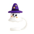 thumbnail image 3 of Halloween Silicone Straw Cover Cap 3D Cute Topper Accessory For Cups Bottles Tumblers Reusable Drinkware Party 2PCS, 3 of 8