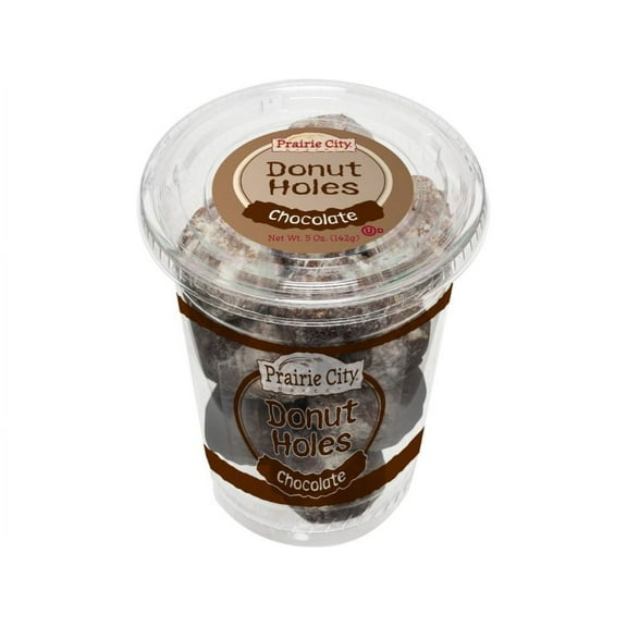 Prairie City Bakery Chocolate Donut Holes 5oz (PACK OF 12)