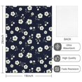 thumbnail image 2 of 2 Pcs Pioneer Flower Floral Print Pattern Kitchen Towels, Funny Microfiber Dish Towel Set, 18" X 26" Tea Towels, 2 of 6