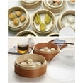 thumbnail image 3 of XmhyTop 100 PCS Bamboo Steamer Liner, 9.84" Round Air Fryer Parchment Paper with Holes, White Anti-Stick Steamer Paper, 3 of 5