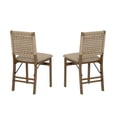 thumbnail image 4 of Linon Foster Woven Back Folding Dining Chair, Set of 2, Natural, 4 of 26