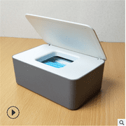 Seyurigaoka Wet Wipes Dispenser with Lid Dust-proof Disposable Mask Storage Box