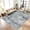 Blue, variant on RUUGME Washable 9X12 Rug Abstract - Living Room Bedroom Large Area Rug Indoor Farmhouse Stain Resistant Carpet Non-Slip Machine Washable Distressed Soft Room Decor 9X12 Grey
