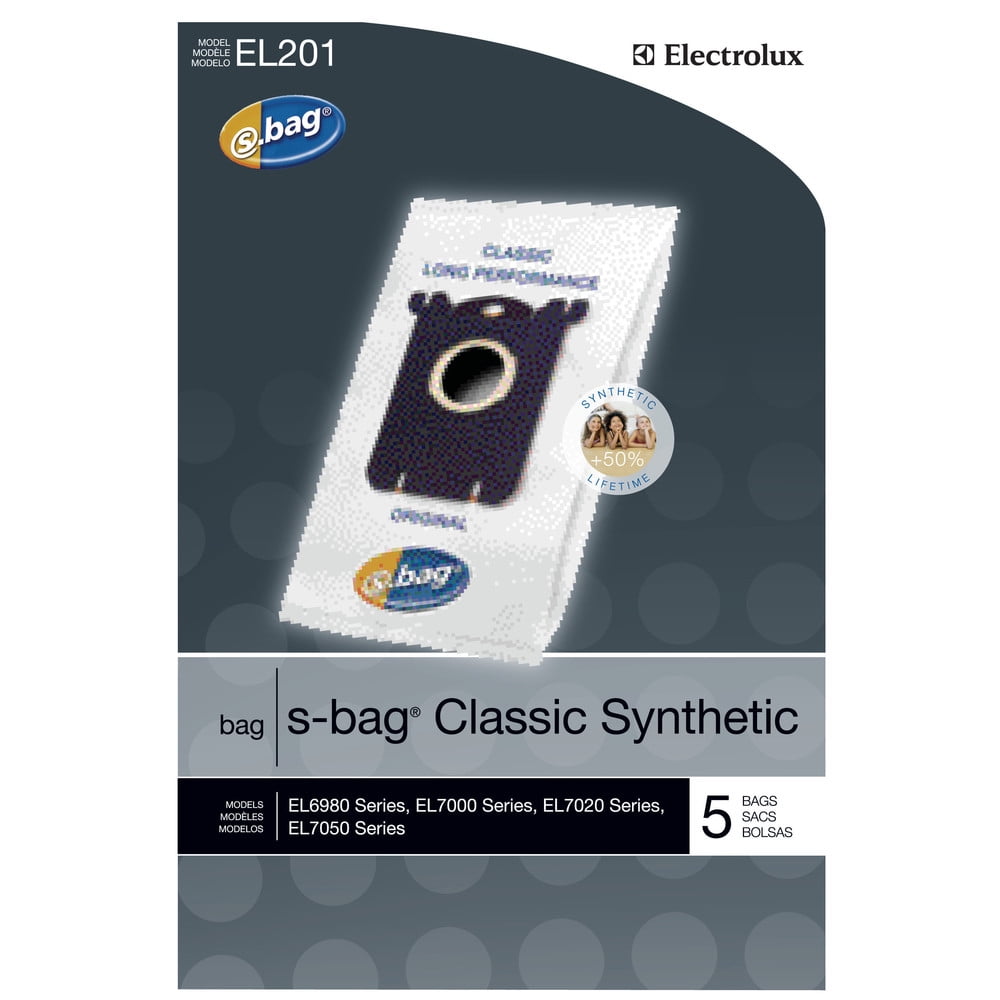GENUINE Electrolux EL211 Ultra-Long Performance Vacuum S-Bags 3 bags w/plastic 