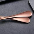 thumbnail image 5 of 6-Piece Copper Serving Flatware Silverware Set,Stainless Steel Serving Utensil Set,Include Cake Server, Slotted Serving Spoon, Serving Spoon, Cold Meat Fork, Butter Knife, Soup Ladle, 5 of 7